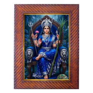 Mahavatar Babaji Photo Frame 15X19 Inch Religious Wall & Table Decor Frame | Mahavatar Babaji Spiritual Photo Frame For Home, Temple & Office | Decorative Hindu God & Goddess Frame (Pack Of 1) (F1
