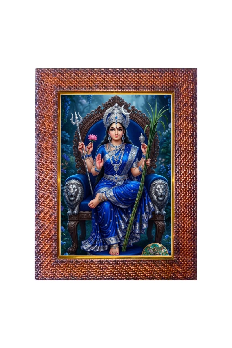 Mahavatar Babaji Photo Frame Religious Wall & Table Decor Frame | Mahavatar Babaji Spiritual Photo Frame For Home, Temple & Office | Decorative Hindu God & Goddess Frame (Pack Of 1) (F1