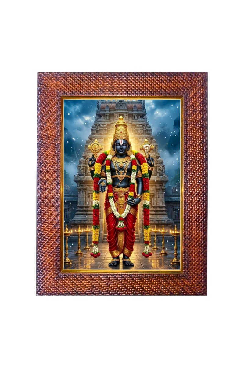 Maa Kali Photo Frame Religious Wall & Table Decor Frame | Maa Kali Spiritual Photo Frame For Home, Temple & Office | Decorative Hindu God & Goddess Frame (Pack Of 1) (F18379)