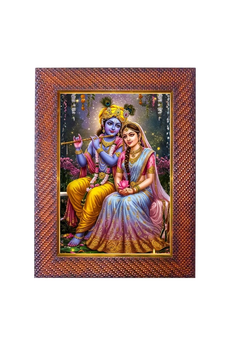 Lord Shiva Photo Frame 21X25 Inch Religious Wall & Table Decor Frame | Lord Shiva Spiritual Photo Frame For Home, Temple & Office | Decorative Hindu God & Goddess Frame (Pack Of 1) (F18064)