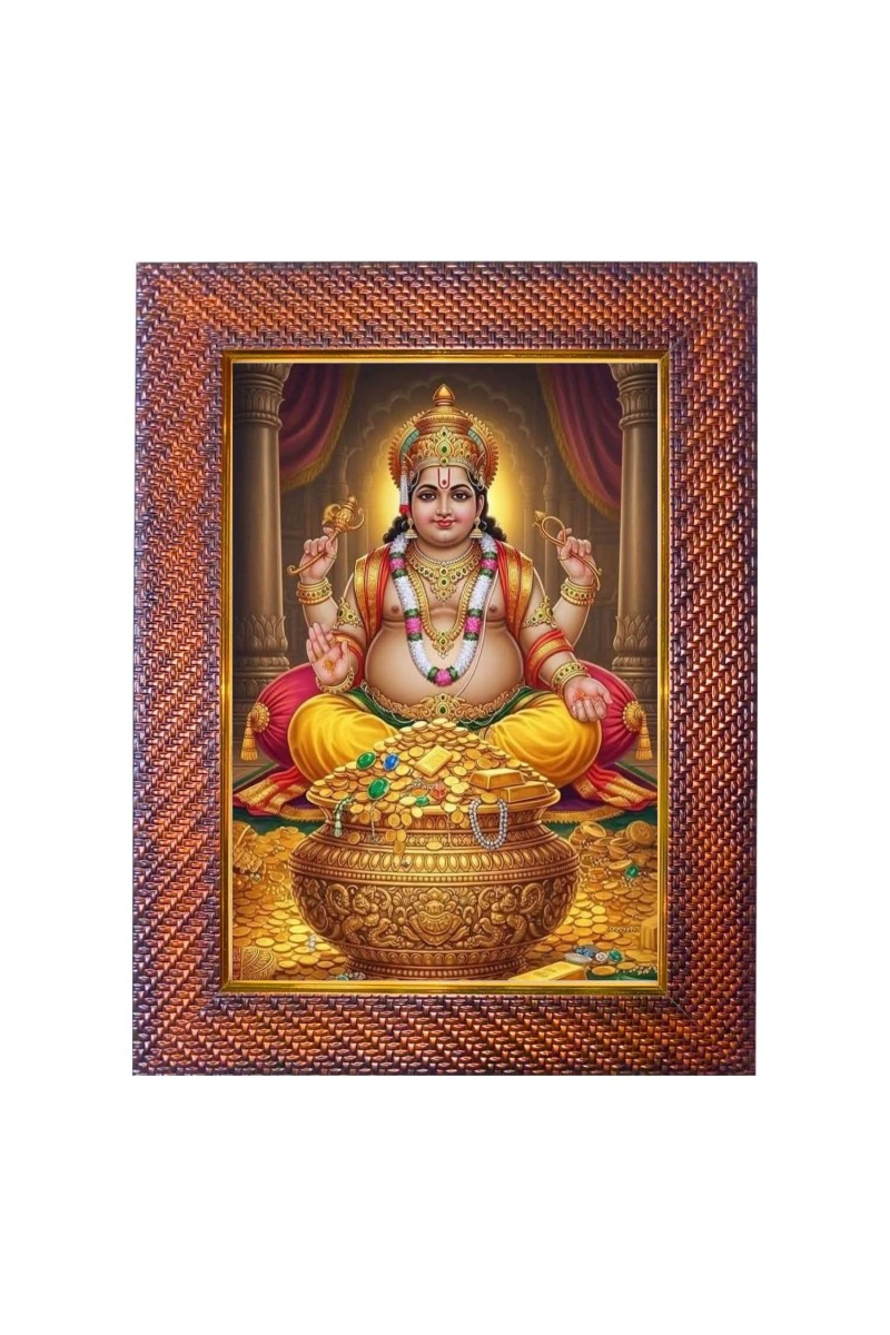 Lord Venkateshwara Photo Frame 15X19 Inch Religious Wall & Table Decor Frame | Lord Venkateshwara Spiritual Photo Frame For Home, Temple & Office | Decorative Hindu God & Goddess Frame (Pack Of 1)