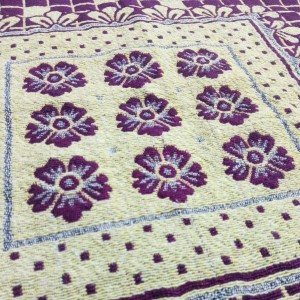 Hitech Sales Pure Cotton Puja Aasan Set Designer Prayer Mats for Puja, Meditation or Sitting on Floor & Multipurpose Use - Size 20 x 20 inch (Multicolor) (4)