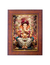 Lord Vishnu Photo Frame 15X19 Inch Religious Wall & Table Decor Frame | Lord Vishnu Spiritual Photo Frame For Home, Temple & Office | Decorative Hindu God & Goddess Frame (Pack Of 1) (F18093)