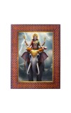 Lord Subrahmanya Photo Frame 13X17 Inch Religious Wall & Table Decor Frame | Lord Subrahmanya Spiritual Photo Frame For Home, Temple & Office | Decorative Hindu God & Goddess Frame (Pack Of 1) (F1