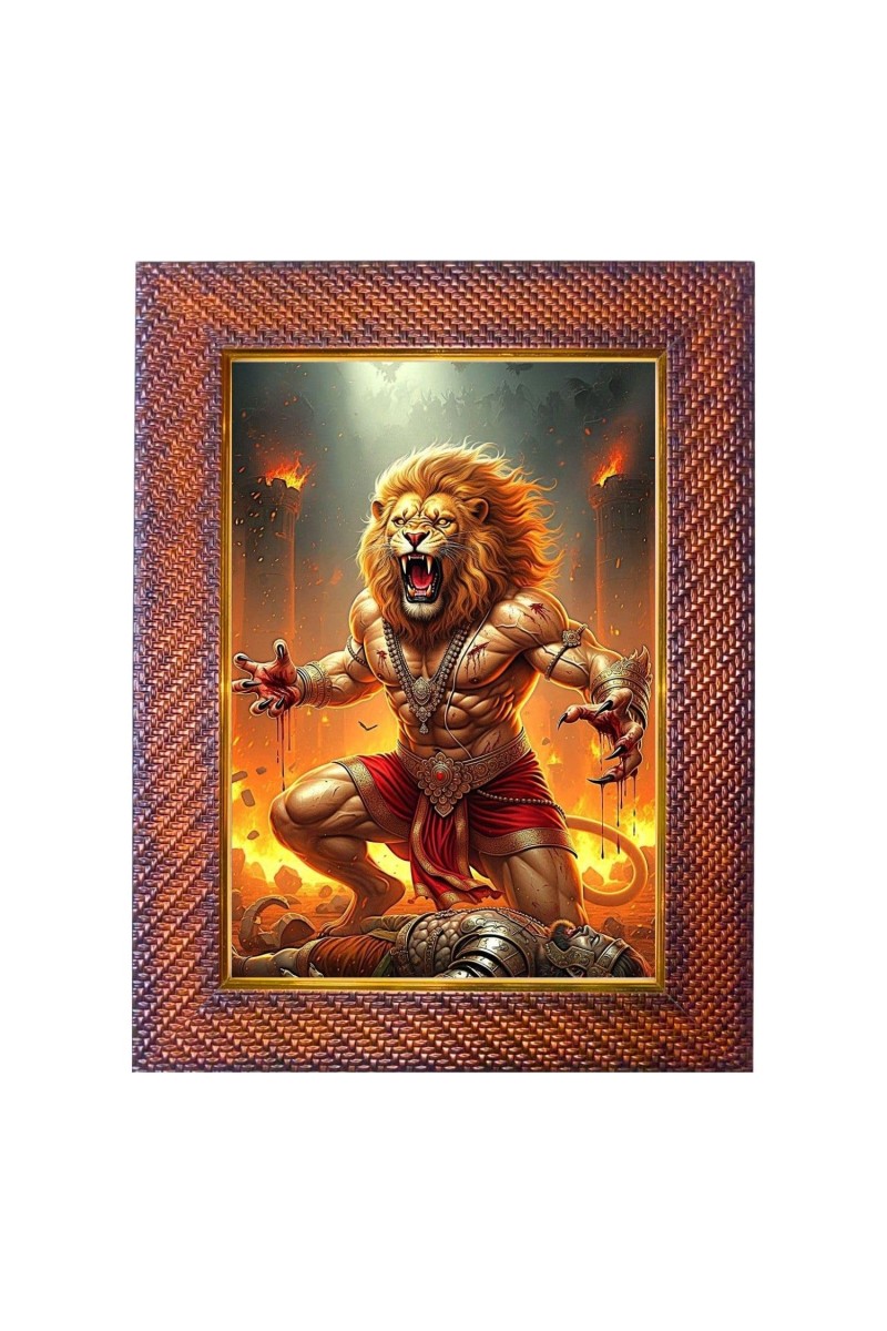 Gautama Budhha Photo Frame 15X19 Inch Religious Wall & Table Decor Frame | Gautama Budhha Spiritual Photo Frame For Home, Temple & Office (F18190X15X19)