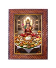 Lord Ganesha Photo Frame 13X17 Inch Religious Wall & Table Decor Frame | Lord Ganesha Spiritual Photo Frame For Home, Temple & Office | Decorative Hindu God & Goddess Frame (Pack Of 1) (F18134)