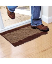 Home Beautiful Anti-Skid Maroon Cotton Blend Door Mat
