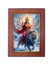 Mata Annapurna Photo Frame 13X17 Inch Religious Wall & Table Decor Frame | Mata Annapurna Spiritual Photo Frame For Home, Temple & Office (F18128X13X17)