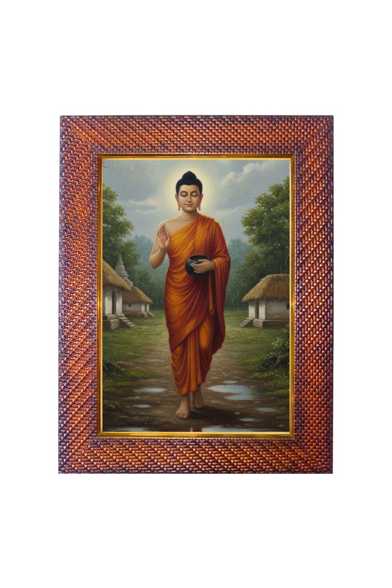 Lord Chandra Photo Frame 13X17 Inch Religious Wall & Table Decor Frame | Lord Chandra Spiritual Photo Frame For Home, Temple & Office | Decorative Hindu God & Goddess Frame (Pack Of 1) (F18206)