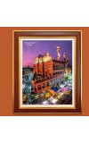 Nakhoda Masjid (Mosque), Kolkata Photo Frame, 18x22 Inches Stylish Framed Islamic wall art for Home & Office Decoration and gift for Muslims