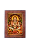 Lord Hanuman Photo Frame Religious Wall & Table Decor Frame | Lord Hanuman Spiritual Photo Frame For Home, Temple & Office | Decorative Hindu God & Goddess Frame (Pack Of 1) (F18225)
