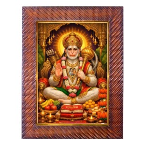 Lord Hanuman Photo Frame 15X19 Inch Religious Wall & Table Decor Frame | Lord Hanuman Spiritual Photo Frame For Home, Temple & Office | Decorative Hindu God & Goddess Frame (Pack Of 1) (F18225) Lord Hanuman Photo Frame 15X19 Inch Religious Wall & Table Decor Frame | Lord Hanuman Spiritual Photo Frame For Home, Temple & Office | Decorative Hindu God & Goddess Frame (Pack Of 1) (F18225)
