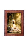 Swami Vivekanand Photo Frame 19X23 Inch Religious Wall & Table Decor Frame | Swami Vivekanand Spiritual Photo Frame For Home, Temple & Office | Decorative Hindu God & Goddess Frame (Pack Of 1) (F1