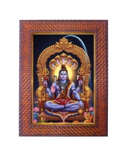 Lord Bharat Photo Frame 13X17 Inch Religious Wall & Table Decor Frame | Lord Bharat Spiritual Photo Frame For Home, Temple & Office | Decorative Hindu God & Goddess Frame (Pack Of 1) (F18358)
