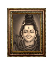 Hitech Sales Lord Shiva Photo Frame/Golden Frame