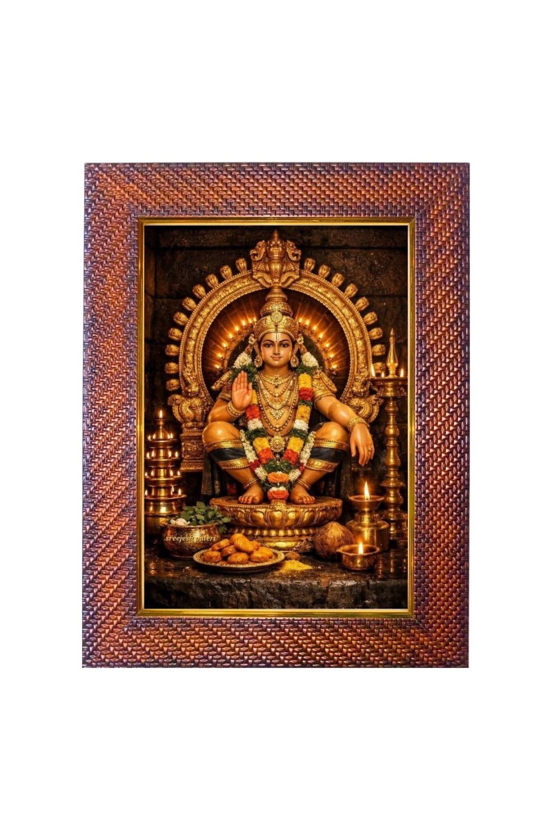 Lord Hanuman Photo Frame Religious Wall & Table Decor Frame | Lord Hanuman Spiritual Photo Frame For Home, Temple & Office | Decorative Hindu God & Goddess Frame (Pack Of 1) (F18215)