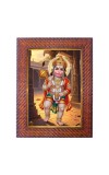 Lord Hanuman Photo Frame 21X25 Inch Religious Wall & Table Decor Frame | Lord Hanuman Spiritual Photo Frame For Home, Temple & Office | Decorative Hindu God & Goddess Frame (Pack Of 1) (F18091)