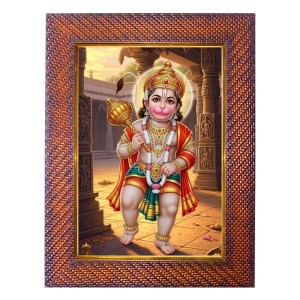 Lord Hanuman Photo Frame 13X17 Inch Religious Wall & Table Decor Frame | Lord Hanuman Spiritual Photo Frame For Home, Temple & Office | Decorative Hindu God & Goddess Frame (Pack Of 1) (F18091) Lord Hanuman Photo Frame 13X17 Inch Religious Wall & Table Decor Frame | Lord Hanuman Spiritual Photo Frame For Home, Temple & Office | Decorative Hindu God & Goddess Frame (Pack Of 1) (F18091)