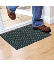 Home Beautiful Anti-Skid Blue Polypropylene Door Mat