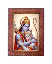 Lord Krishna Photo Frame 19X23 Inch Religious Wall & Table Decor Frame | Lord Krishna Spiritual Photo Frame For Home, Temple & Office | Decorative Hindu God & Goddess Frame (Pack Of 1) (F18085)