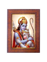 Lord Krishna Photo Frame Religious Wall & Table Decor Frame | Lord Krishna Spiritual Photo Frame For Home, Temple & Office | Decorative Hindu God & Goddess Frame (Pack Of 1) (F18085)