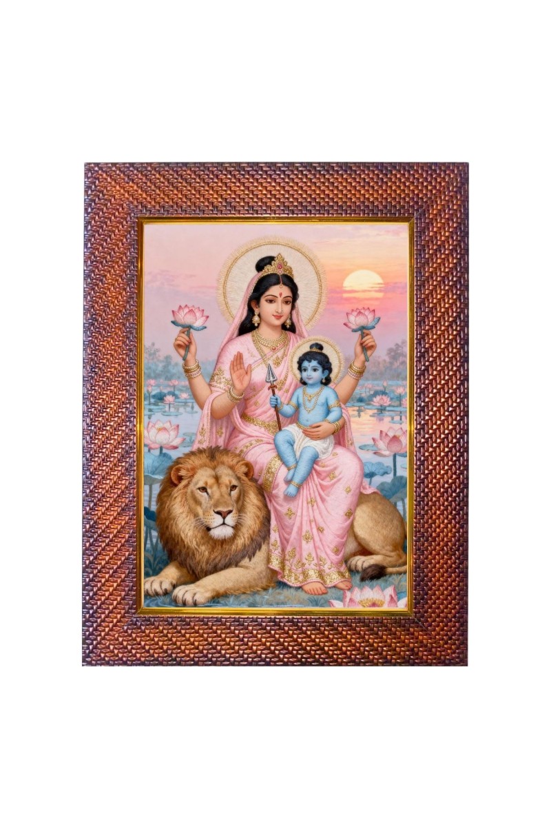 Nisargadatta Maharaj Photo Frame Religious Wall & Table Decor Frame | Nisargadatta Maharaj Spiritual Photo Frame For Home, Temple & Office | Decorative Hindu God & Goddess Frame (Pack O