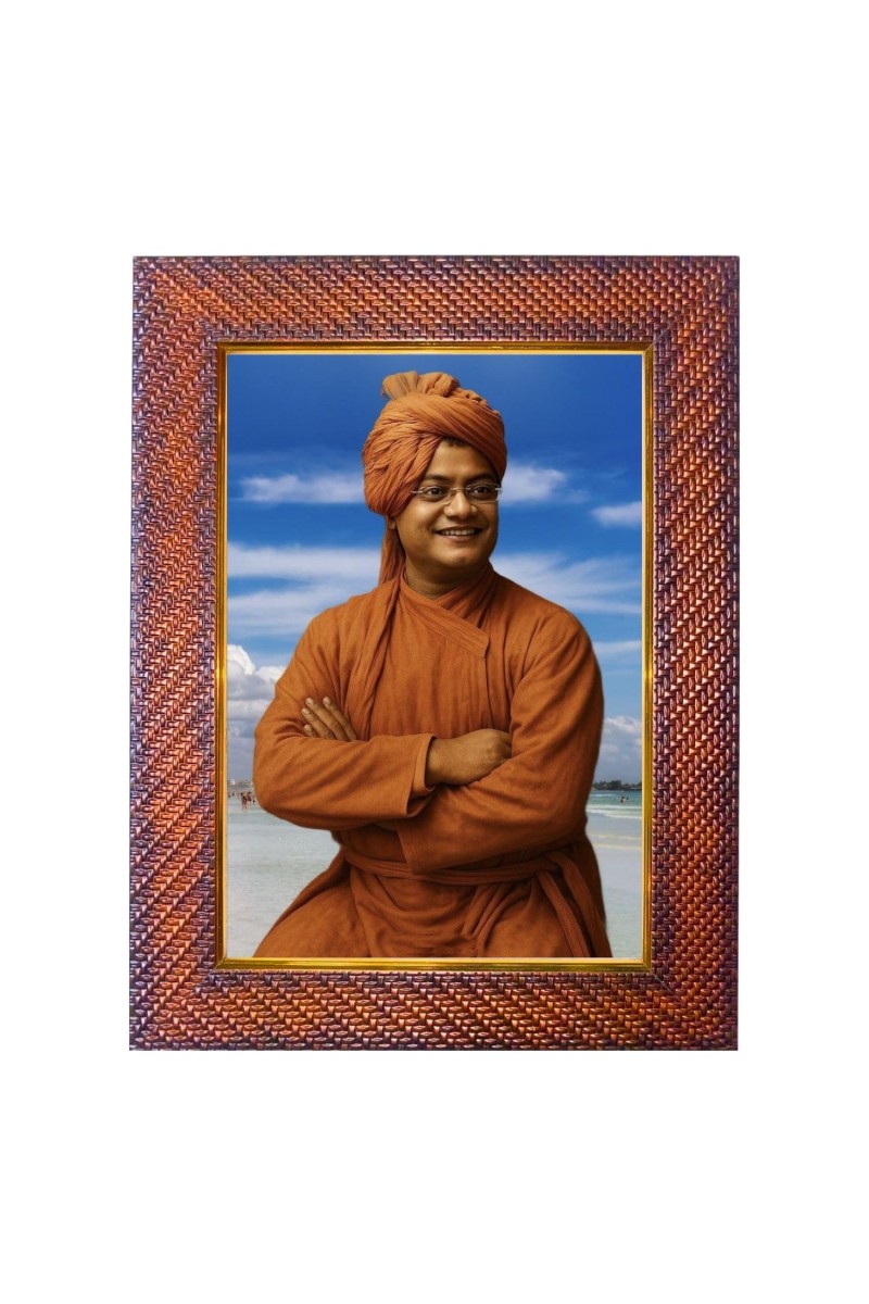 Sri Sarada Devi Photo Frame Religious Wall & Table Decor Frame | Sri Sarada Devi Spiritual Photo Frame For Home, Temple & Office | Decorative Hindu God & Goddess Frame (Pack Of 1) (F182