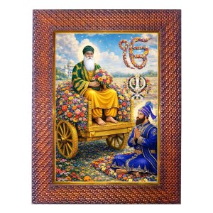 Guru Nanak Photo Frame 17X21 Inch Religious Wall & Table Decor Frame | Guru Nanak Spiritual Photo Frame For Home, Temple & Office | Decorative Hindu God & Goddess Frame (Pack Of 1) (F18246) Guru Nanak Photo Frame 17X21 Inch Religious Wall & Table Decor Frame | Guru Nanak Spiritual Photo Frame For Home, Temple & Office | Decorative Hindu God & Goddess Frame (Pack Of 1) (F18246)