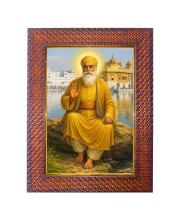 Guru Gobind Singh Ji Photo Frame 13X17 Inch Religious Wall & Table Decor Frame | Guru Gobind Singh Ji Spiritual Photo Frame For Home, Temple & Office (F18240X13X17)