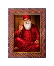 Guru Gobind Singh Ji Photo Frame 13X17 Inch Religious Wall & Table Decor Frame | Guru Gobind Singh Ji Spiritual Photo Frame For Home, Temple & Office | Decorative Hindu God & Goddess Frame (Pack O