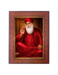 Guru Gobind Singh Ji Photo Frame 19X23 Inch Religious Wall & Table Decor Frame | Guru Gobind Singh Ji Spiritual Photo Frame For Home, Temple & Office (F18243X19X23)