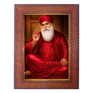 Guru Gobind Singh Ji Photo Frame 19X23 Inch Religious Wall & Table Decor Frame | Guru Gobind Singh Ji Spiritual Photo Frame For Home, Temple & Office (F18243X19X23)