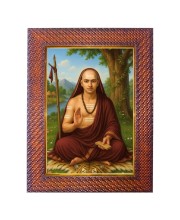 Anandamayi Ma Photo Frame 21X25 Inch Religious Wall & Table Decor Frame | Anandamayi Ma Spiritual Photo Frame For Home, Temple & Office | Decorative Hindu God & Goddess Frame (Pack Of 1) (F18326)