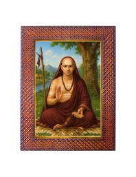 Anandamayi Ma Photo Frame 21X25 Inch Religious Wall & Table Decor Frame | Anandamayi Ma Spiritual Photo Frame For Home, Temple & Office | Decorative Hindu God & Goddess Frame (Pack Of 1) (F18326)