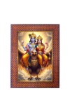 Mata Lakshmi Photo Frame 13X17 Inch Religious Wall & Table Decor Frame | Mata Lakshmi Spiritual Photo Frame For Home, Temple & Office (F18383X13X17)