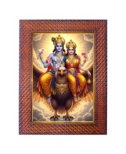Mata Lakshmi Photo Frame 13X17 Inch Religious Wall & Table Decor Frame | Mata Lakshmi Spiritual Photo Frame For Home, Temple & Office (F18383X13X17)