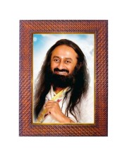 Pujya Morari Bapu Photo Frame 13X17 Inch Religious Wall & Table Decor Frame | Pujya Morari Bapu Spiritual Photo Frame For Home, Temple & Office (F18316X13X17)