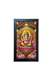 Hitech Sales Lord Ganesh Ji Religious Art Photo Frame – Acrylic Wall Decor for Home, Office & Temple (39.5 x 24.3 cm)