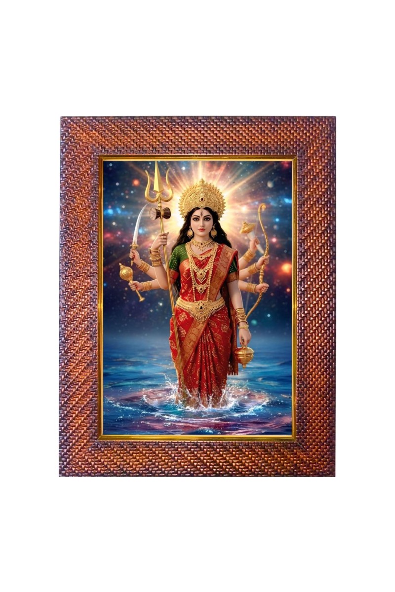 Guru Nanak Photo Frame 13X17 Inch Religious Wall & Table Decor Frame | Guru Nanak Spiritual Photo Frame For Home, Temple & Office | Decorative Hindu God & Goddess Frame (Pack Of 1) (F18236)