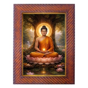 Gautama Budhha Photo Frame 15X19 Inch Religious Wall & Table Decor Frame | Gautama Budhha Spiritual Photo Frame For Home, Temple & Office (F18193X15X19) Gautama Budhha Photo Frame 15X19 Inch Religious Wall & Table Decor Frame | Gautama Budhha Spiritual Photo Frame For Home, Temple & Office (F18193X15X19)
