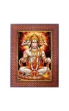 Mata Ganga Photo Frame 15X19 Inch Religious Wall & Table Decor Frame | Mata Ganga Spiritual Photo Frame For Home, Temple & Office (F18226X15X19)