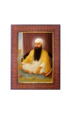Guru Tegh Bahadur Sahib Ji Photo Frame Religious Wall & Table Decor Frame | Guru Tegh Bahadur Sahib Ji Spiritual Photo Frame For Home, Temple & Office | Decorative Hindu God & Goddess F