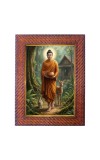 GautamBudhha Photo Frame 10x14 Inch Religious Wall & Table Decor Frame | GautamBudhha Spiritual Photo Frame For Home, Temple & Office | Decorative Hindu God & Goddess Frame (Pack Of 1) (F18200)