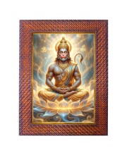 Lord Hanuman Photo Frame Religious Wall & Table Decor Frame | Lord Hanuman Spiritual Photo Frame For Home, Temple & Office | Decorative Hindu God & Goddess Frame (Pack Of 1) (F18223)