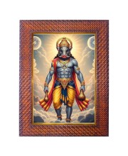 Mata Ganga Photo Frame 13X17 Inch Religious Wall & Table Decor Frame | Mata Ganga Spiritual Photo Frame For Home, Temple & Office (F18381X13X17)