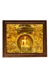 Hitech Sales Golden Buddhan Wall Painting Photo Frame for Pooja Room, Temple Decor, Home Decoration and Gift (Wall and Tabletop, Rectangular, Printed Photo, 12 x 14 inches Frame, Brown)