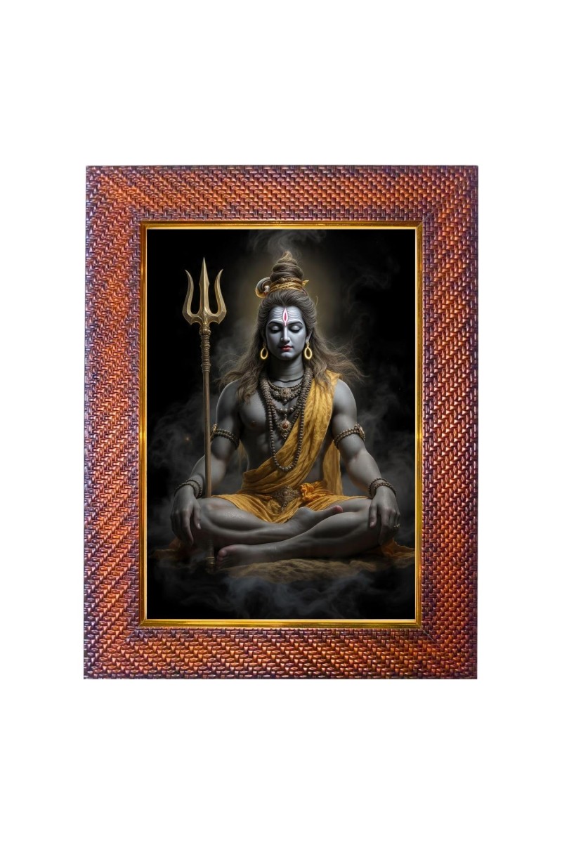 Swami Vivekananda Photo Frame Religious Wall & Table Decor Frame | Swami Vivekananda Spiritual Photo Frame For Home, Temple & Office | Decorative Hindu God & Goddess Frame (Pack Of 1) (