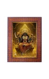 Mata Saraswati Photo Frame 21X25 Inch Religious Wall & Table Decor Frame | Mata Saraswati Spiritual Photo Frame For Home, Temple & Office (F18131X21X25)