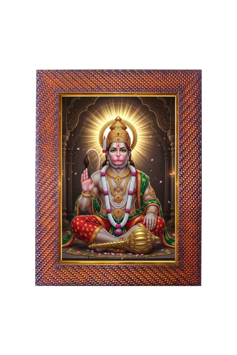 Lord Shiva Photo Frame Religious Wall & Table Decor Frame | Lord Shiva Spiritual Photo Frame For Home, Temple & Office | Decorative Hindu God & Goddess Frame (Pack Of 1) (F18068)