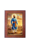 Guru Teg Bahadur Ji Photo Frame 13X17 Inch Religious Wall & Table Decor Frame | Guru Teg Bahadur Ji Spiritual Photo Frame For Home, Temple & Office | Decorative Hindu God & Goddess Frame (Pack Of